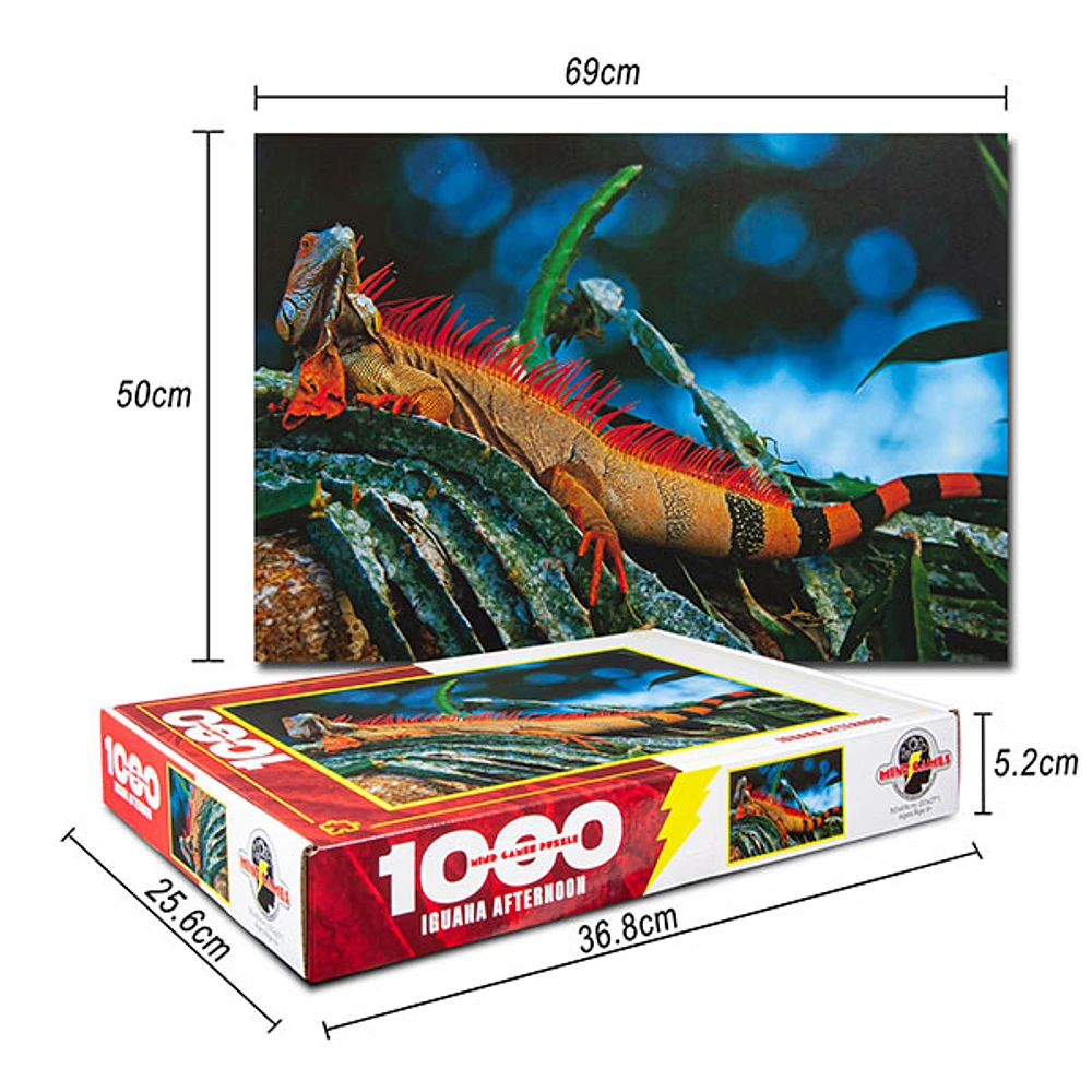 Iguana Afternoon 1000 Pieces Jigsaw Puzzle