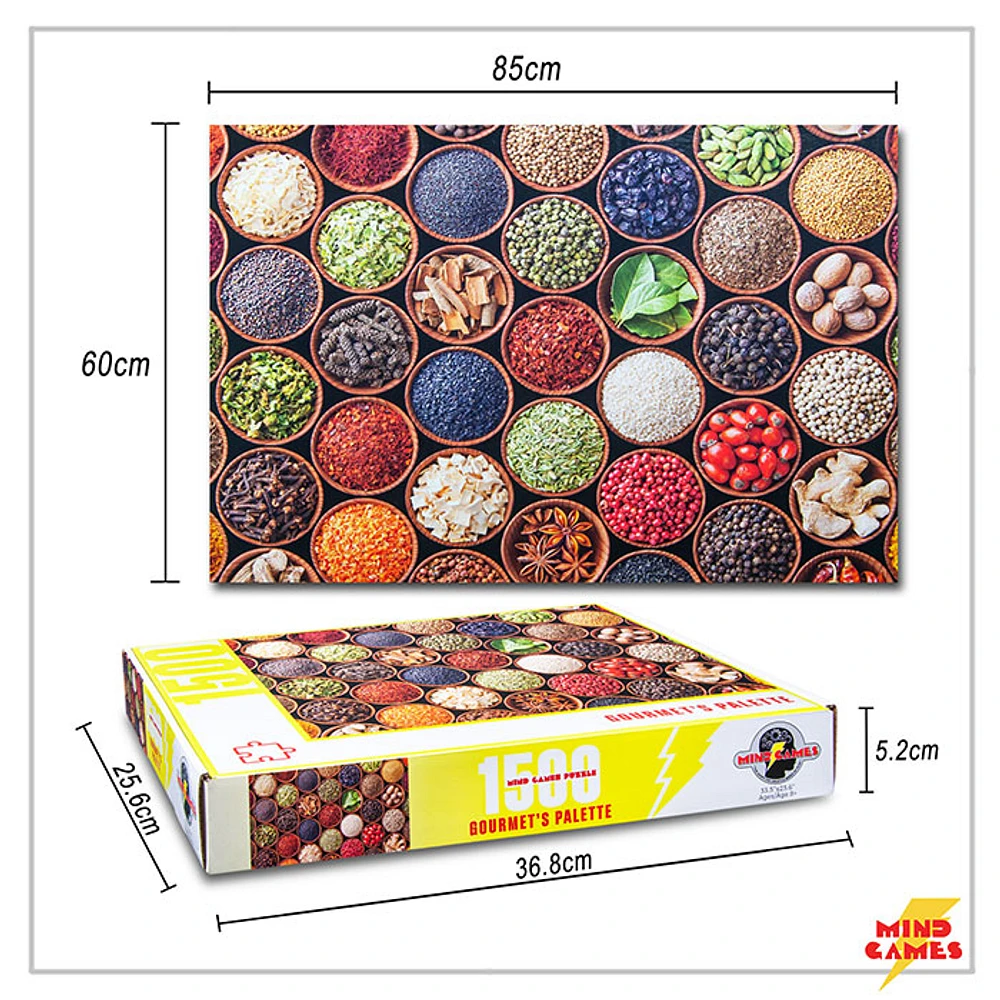 Gourmet’s Palette 1500 Pieces Jigsaw Puzzle