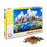 Landmarks Of The World 1500 Pieces Jigsaw Puzzle