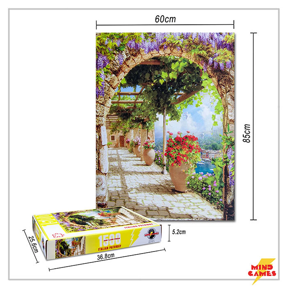 Italian Pathway 1500 Pieces Jigsaw Puzzle