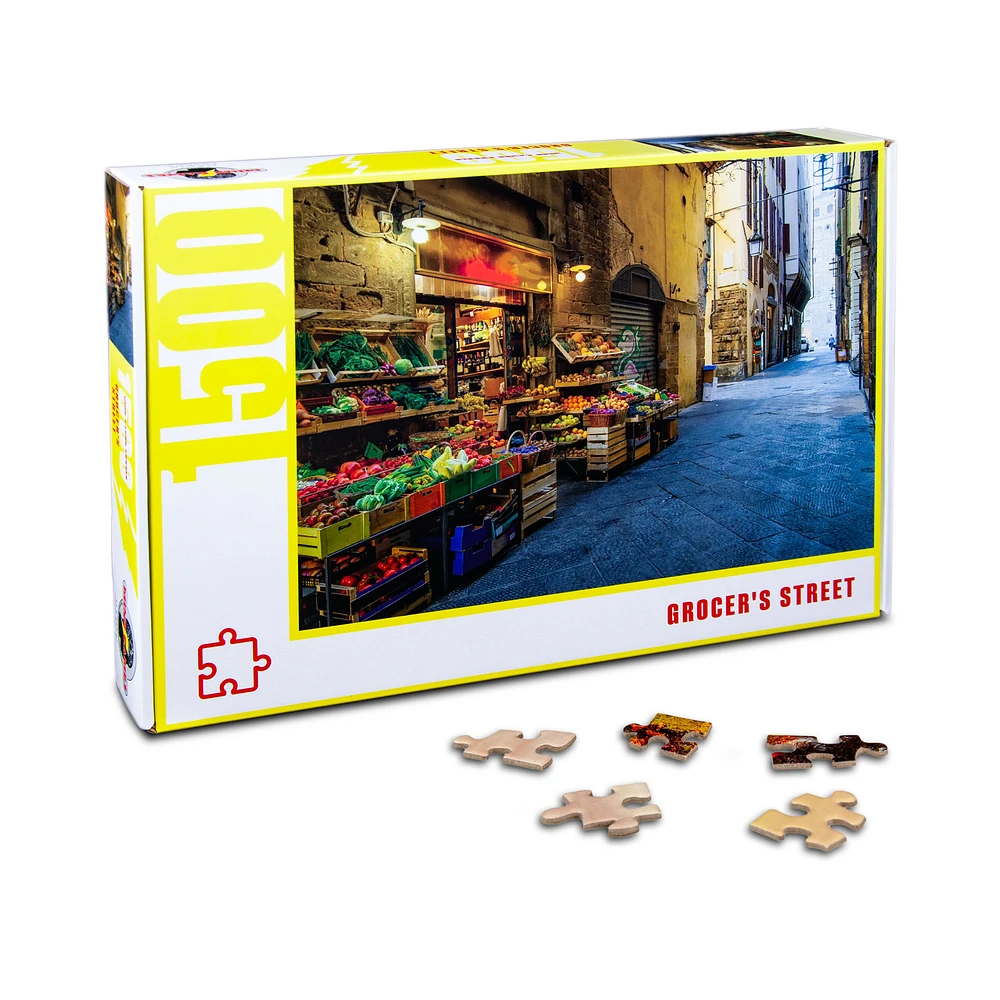 Grocer’s Street 1500 Pieces Jigsaw Puzzle