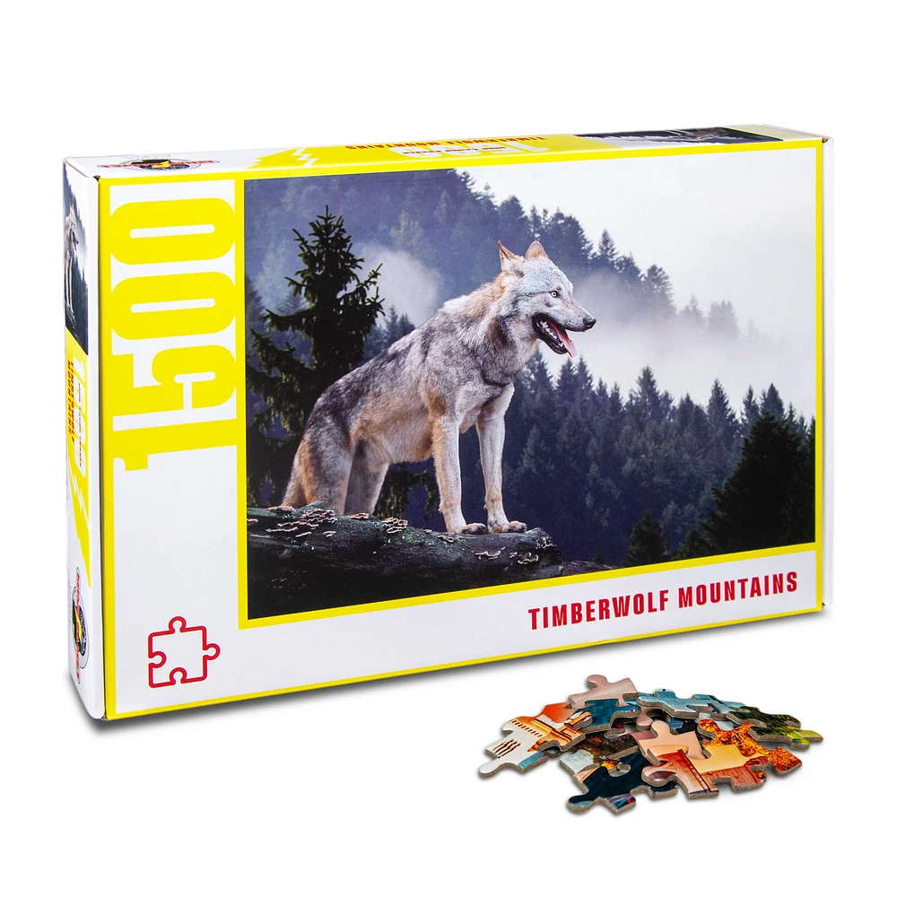 Timber Wolf Mountains 1500 Pieces Jigsaw Puzzle