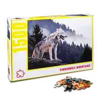 Timber Wolf Mountains 1500 Pieces Jigsaw Puzzle