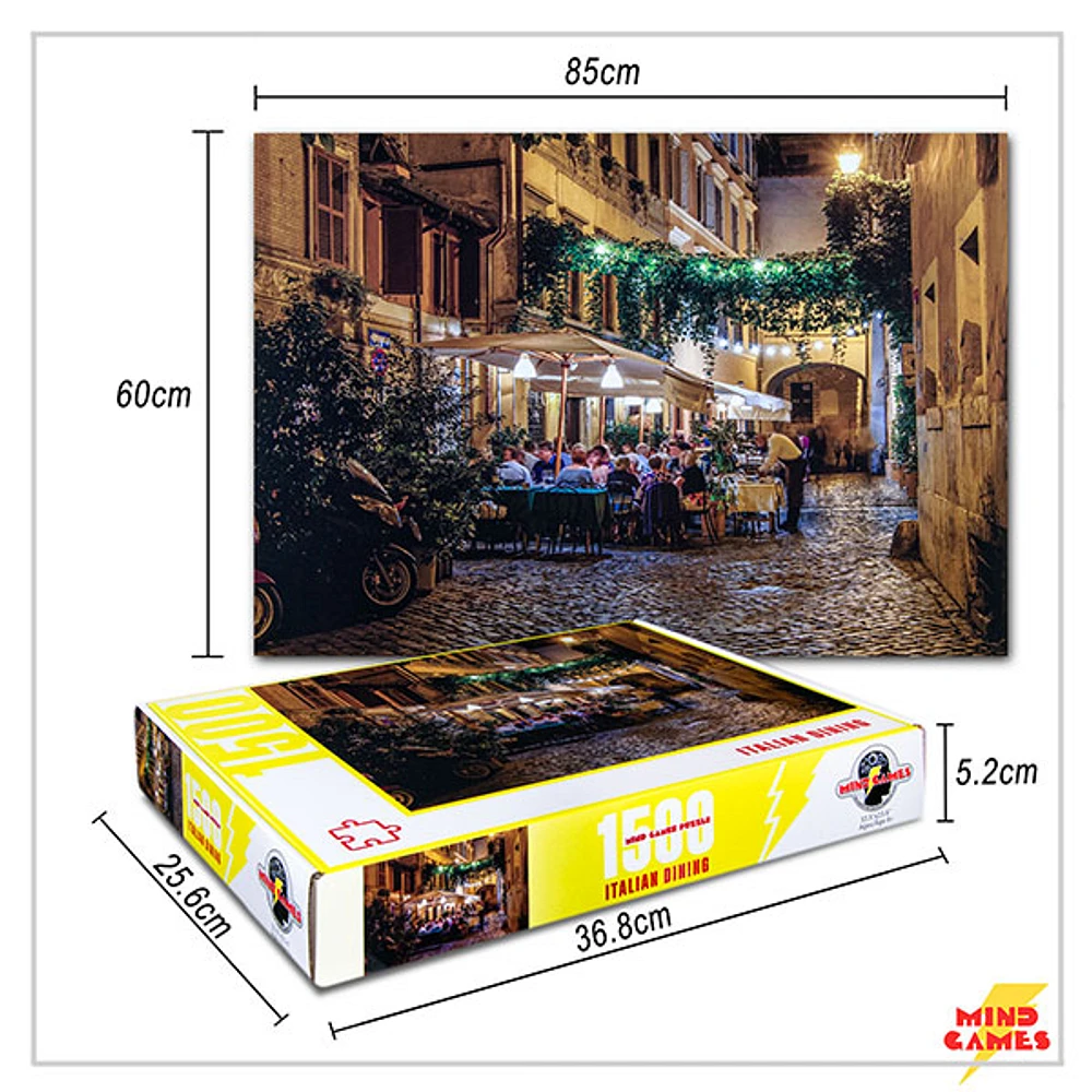 Italian Dining 1500 Pieces Jigsaw Puzzle