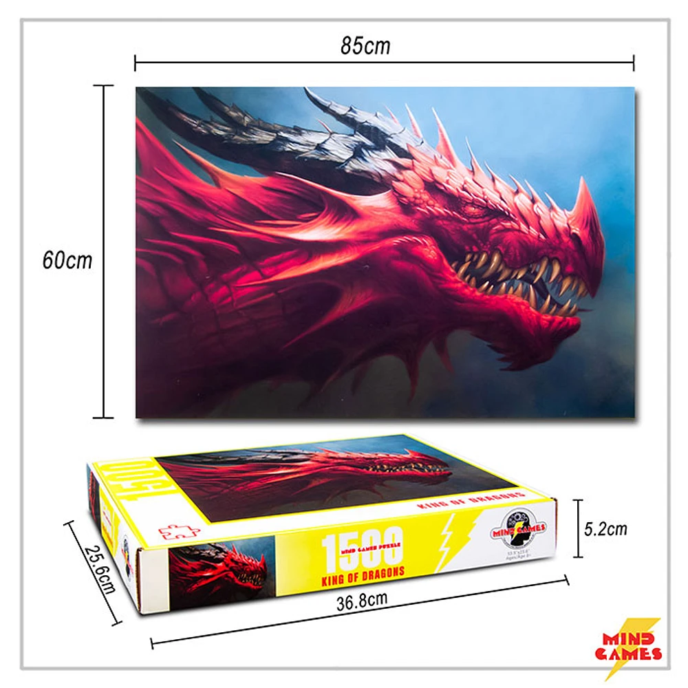 King Of Dragons 1500 Pieces Jigsaw Puzzle