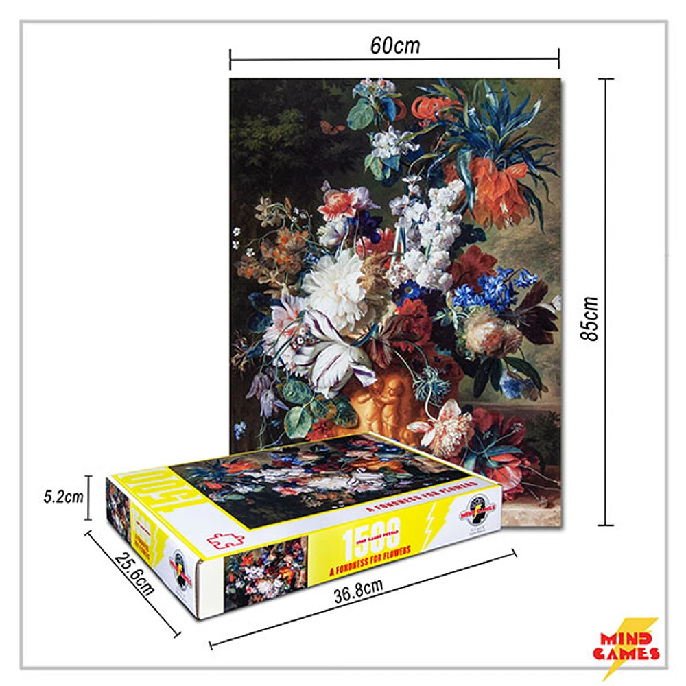 Fondness For Flowers 1500 Pieces Jigsaw Puzzle