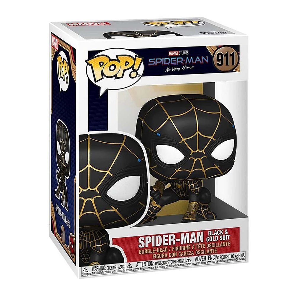 Funko Pop! Marvel Spider-Man No Way Home Spider-Man In Black And Gold Suit