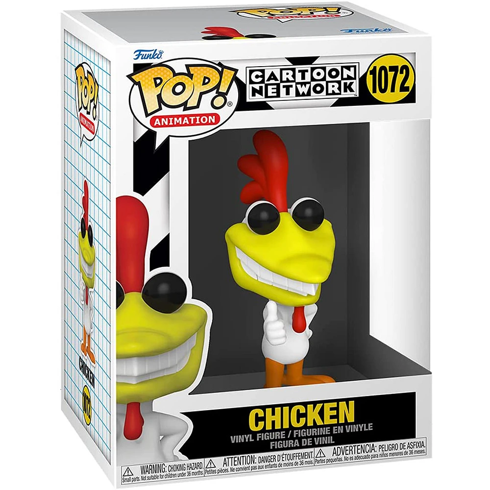 Funko Pop! cow and chicken chicken