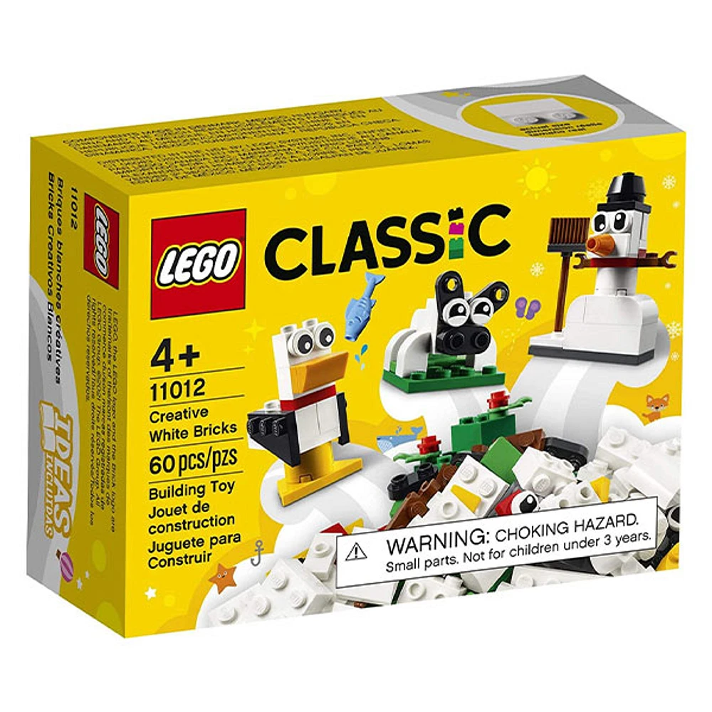 LEGO CLASSIC’s Creative White Bricks 11012 (60Pcs)