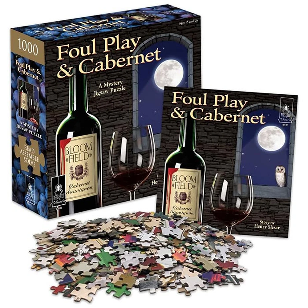 Classic Mystery Jigsaw Puzzle – Foul Play & Cabernet