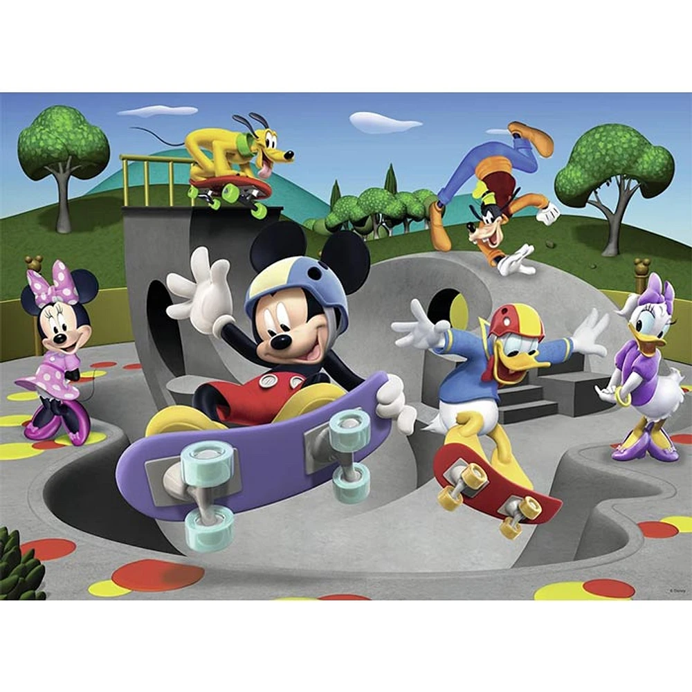 Ravensburger Mickey and Minnie: At The Skate Park 100 Piece Puzzle