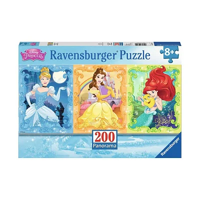 Beautiful Disney Princesses – Jigsaw Puzzle – 200 pcs Panorama