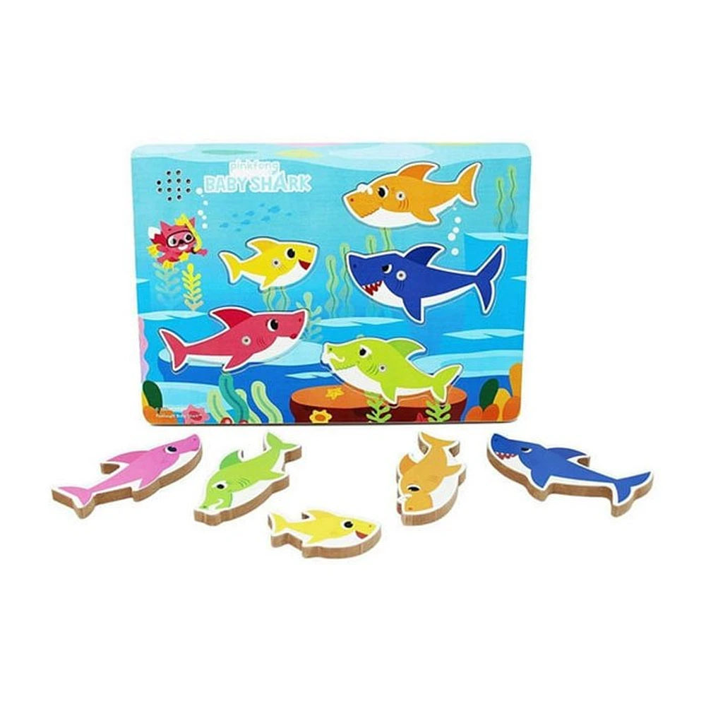 Pinkfong Baby Shark Wooden Sound Puzzle