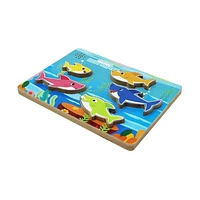 Pinkfong Baby Shark Wooden Sound Puzzle