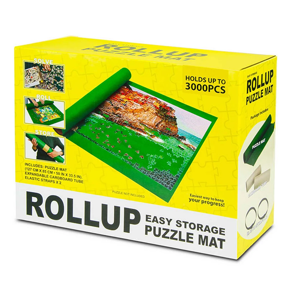 Roll Up Puzzle Mat – Holds up to 3000 Pieces – Puzzle not Included