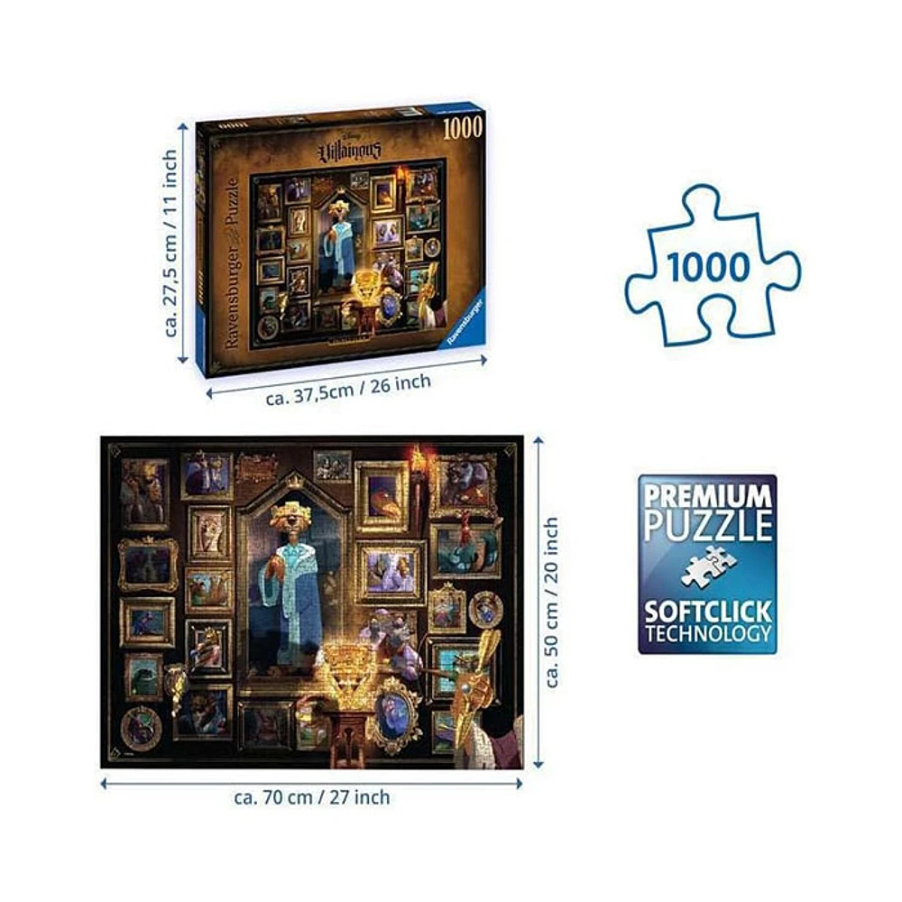 Disney Villainous: Prince John Jigsaw Puzzle 1000 pcs