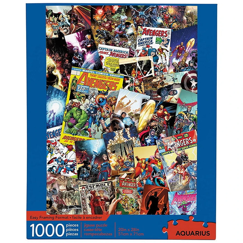 Aquarius Marvel Avengers Collage 1000 Piece Jigsaw Puzzle