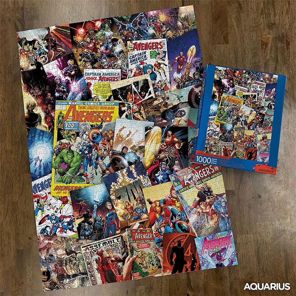 Aquarius Marvel Avengers Collage 1000 Piece Jigsaw Puzzle