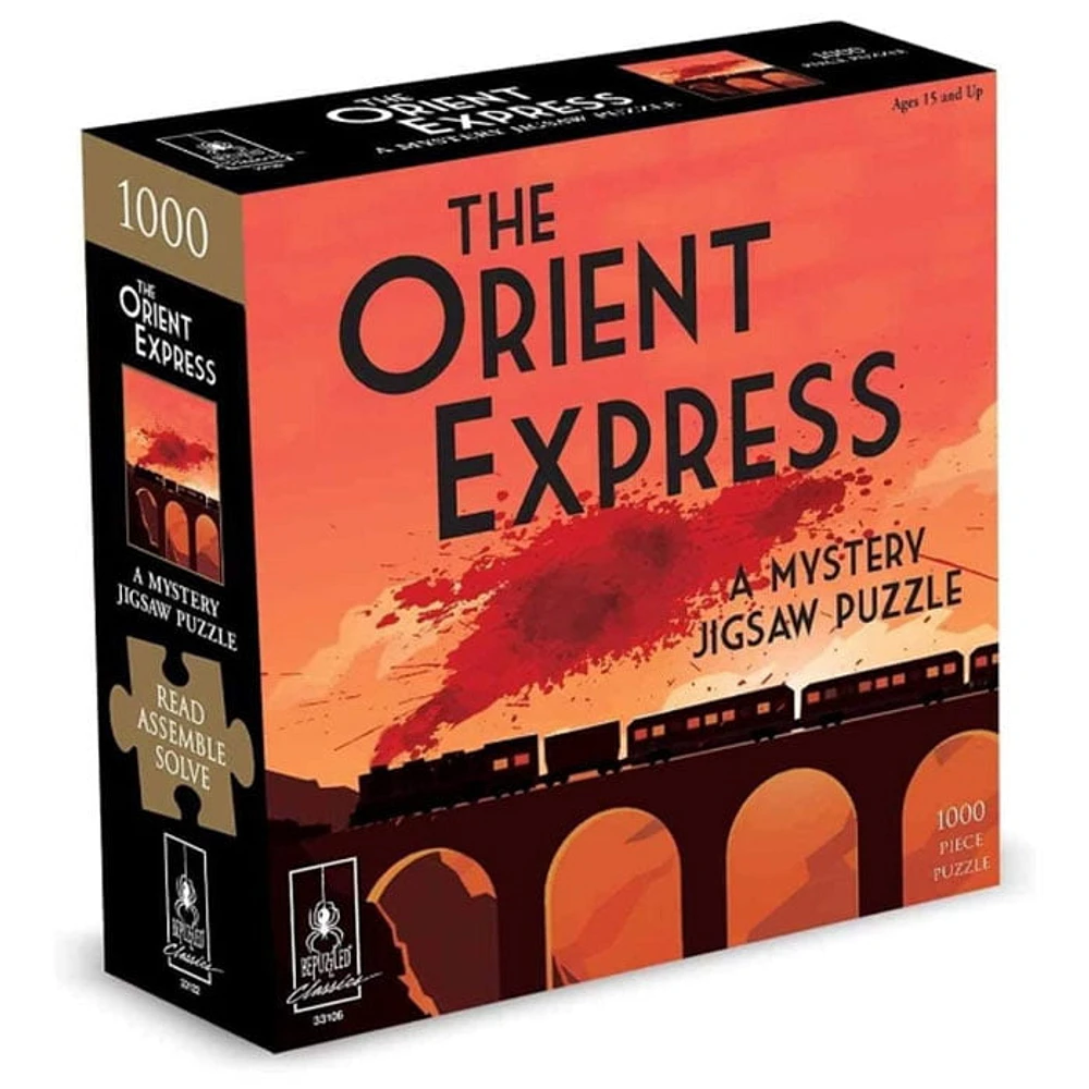 Orient Express A – Mystery Jigsaw Puzzle, 1000 Pieces