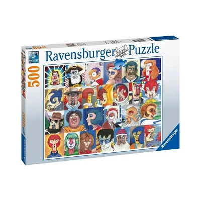 Ravensburger Face Types 500 Pieces Puzzle