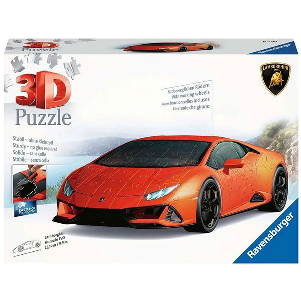 Ravensburger Lamborghini Huracan 108 Pieces 3D Jigsaw Puzzle