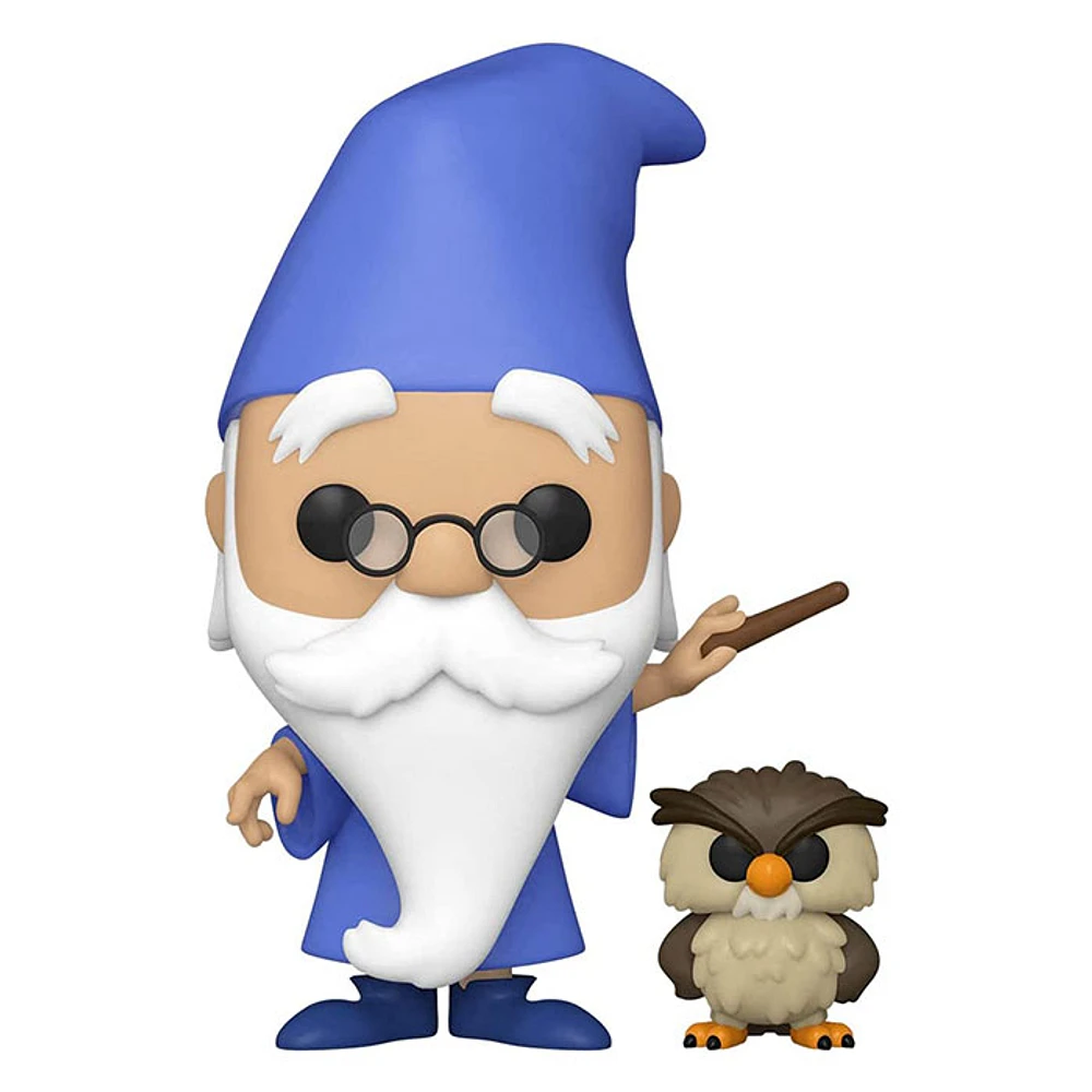 Funko Pop! Disney Sits Merlin with Archimedes