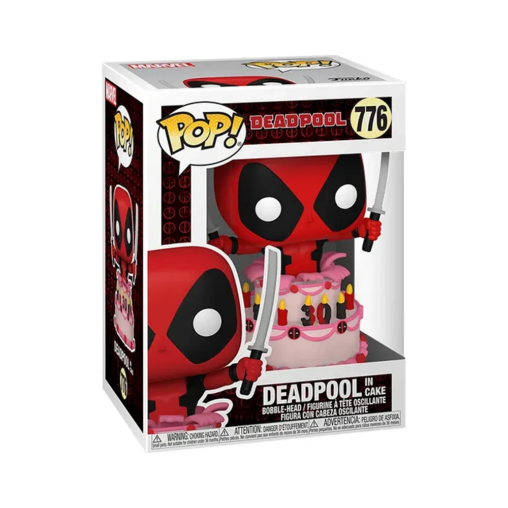 Funko Pop! Marvel Deadpool in Birthday Cake