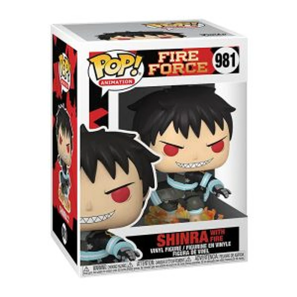 Funko Pop! Animation Fire Force Shinra with Fire