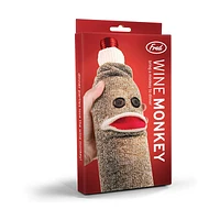 Genuine Fred WINE MONKEY Sock Monkey Bottle Caddy