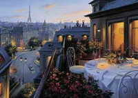 Paris Balcony Jigsaw Puzzle 1000 pcs