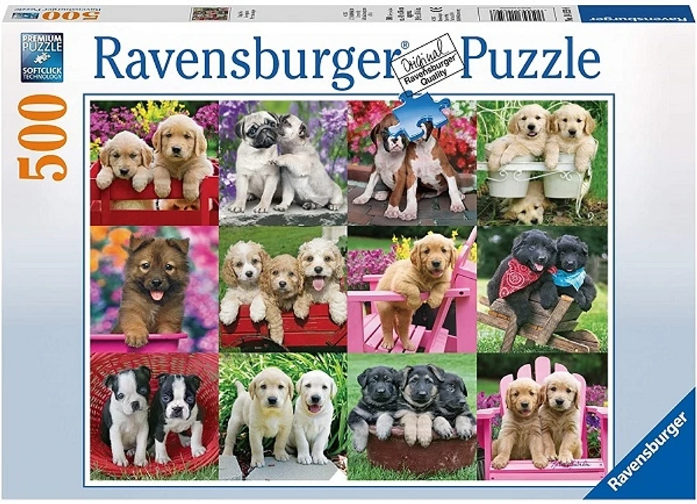 Puppy Pals – Jigsaw Puzzle – 500 pcs