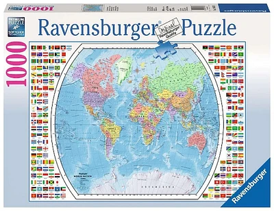 Political World Map Jigsaw Puzzle 1000 pcs