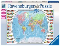 Political World Map Jigsaw Puzzle 1000 pcs