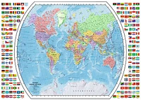 Political World Map Jigsaw Puzzle 1000 pcs