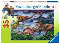 Dinosaur Playground Jigsaw Puzzle 35 pcs