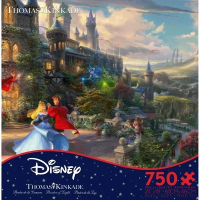 Thomas Kinkade Disney – Sleeping Beauty Enchanting – 750 Piece Puzzle