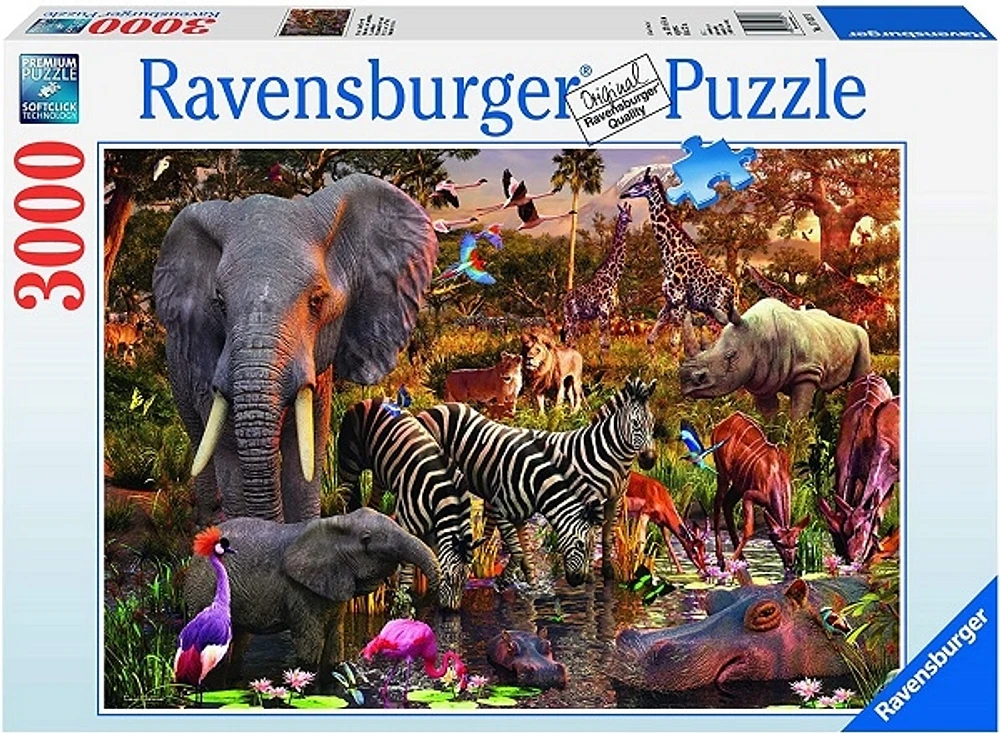 Puzzle Le Règne Animal Ravensburger-16465 3000 pièces Puzzles