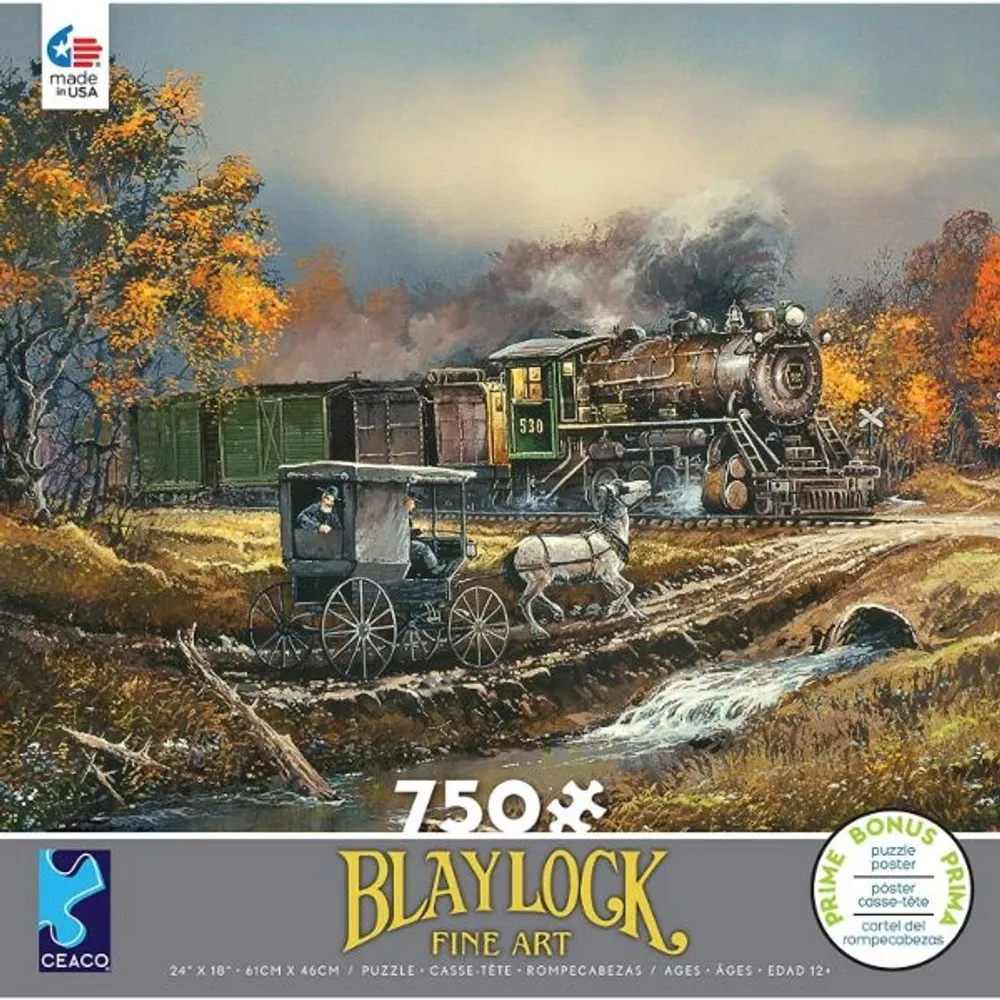 Blaylock Amish Train Jigsaw Puzzle 750 Piece Jigsaw Puzzle