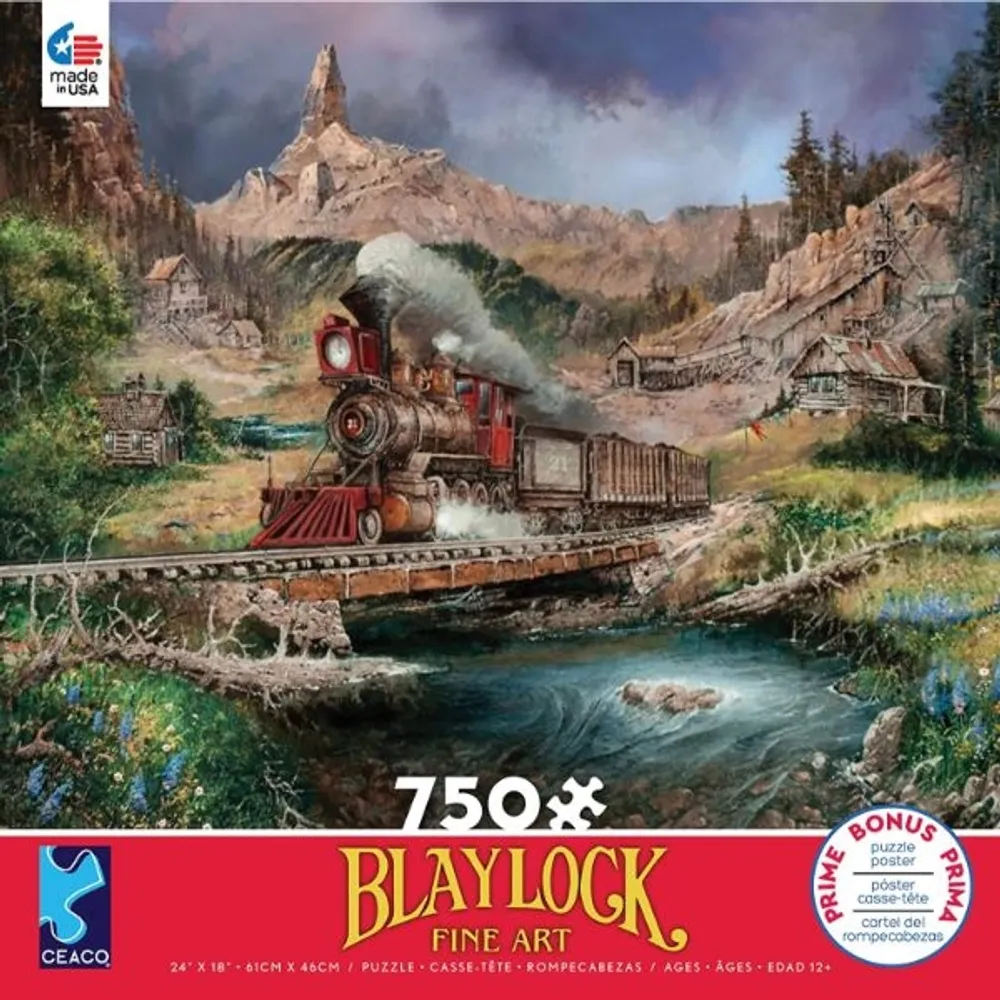 Blaylock Amish Train Jigsaw Puzzle 750 Piece Jigsaw Puzzle