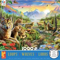 Wolves – Summer Wolf Family – 1000 Piece Puzzle