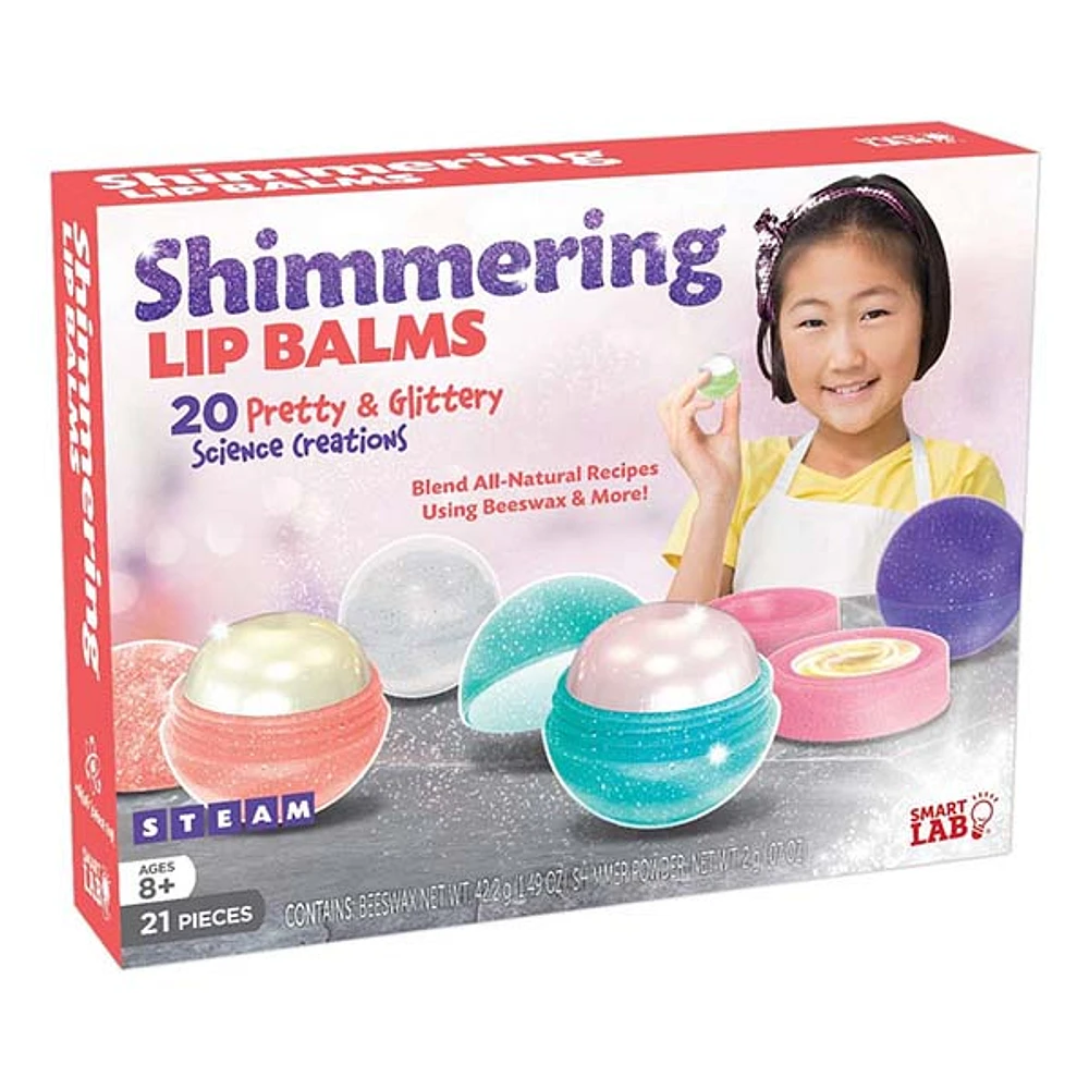 Shimmering lip balms kit