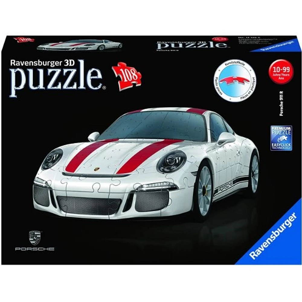 Porsche 911R 108 Piece 3D Jigsaw Puzzle