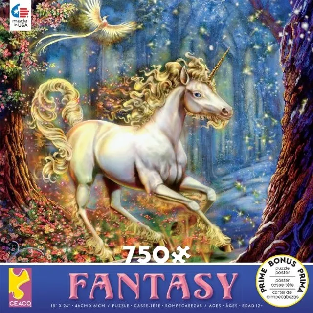 The Princess & the Unicorn Jigsaw Puzzle (1000 Pieces) - Fantasy