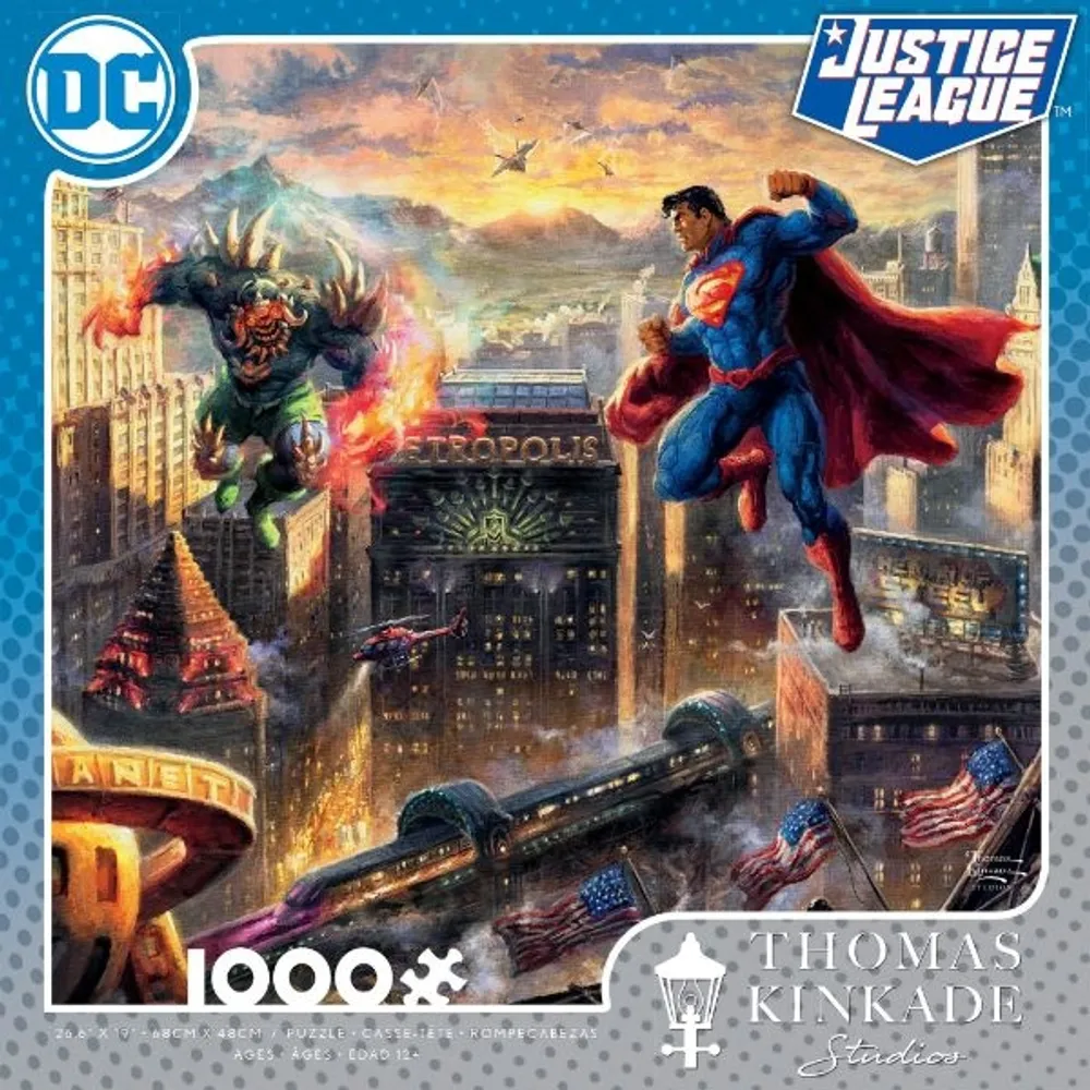 DC Comics Thomas Kinkade – Superman: Man of Steel – 1000 Pieces Jigsaw Puzzle