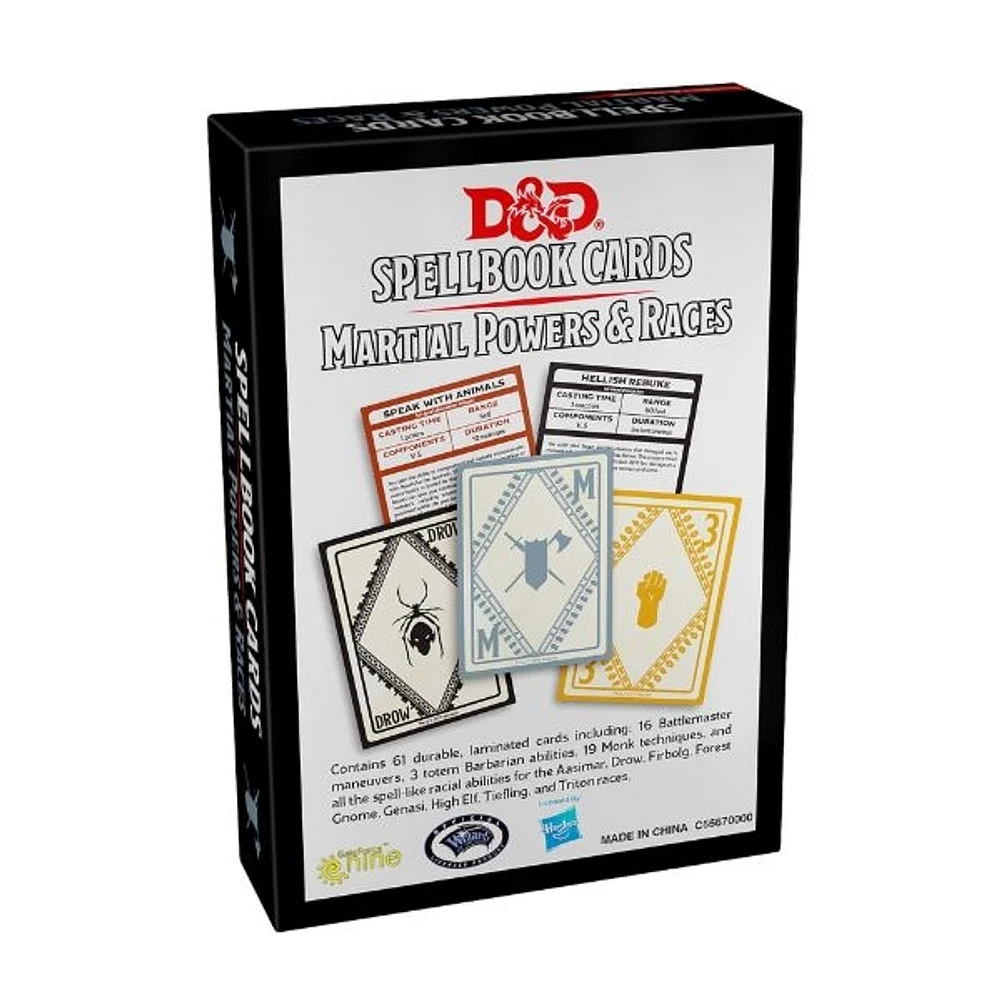 Dungeons & Dragons Spellbook Cards: Martial  Game – October 30, 2018