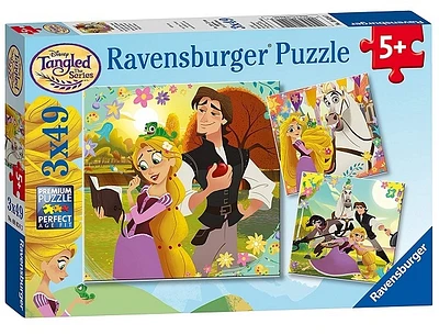 Disney: Tangled TV Series – Jigsaw Puzzle – 3 x 49 pcs