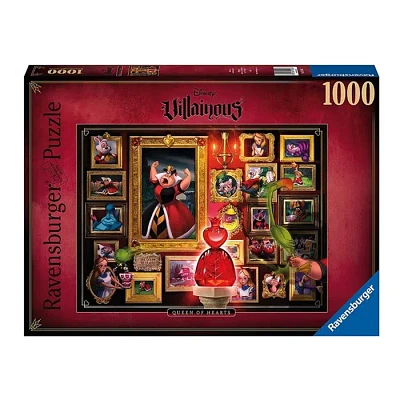 Disney: Villainous – Queen of Hearts – Jigsaw Puzzle – 1000 pcs