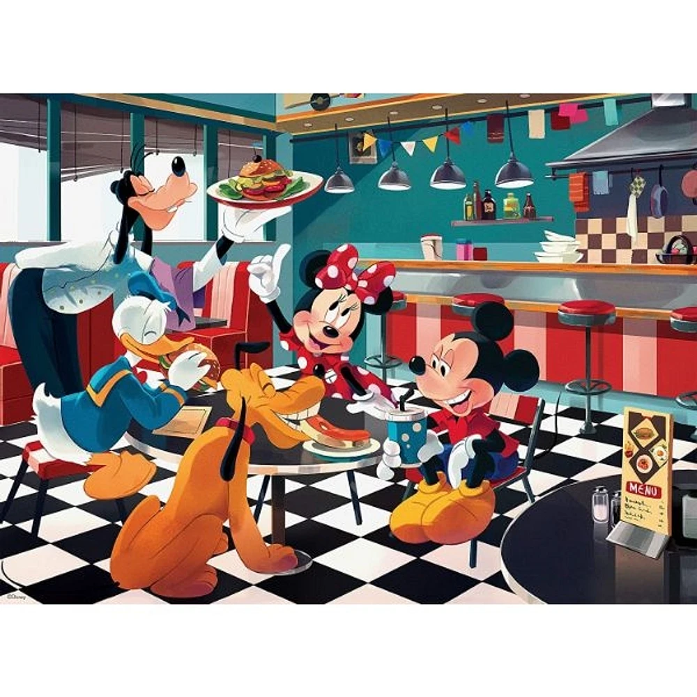 Disney –  Friends Disney Diner 200 Pieces Jigsaw Puzzle