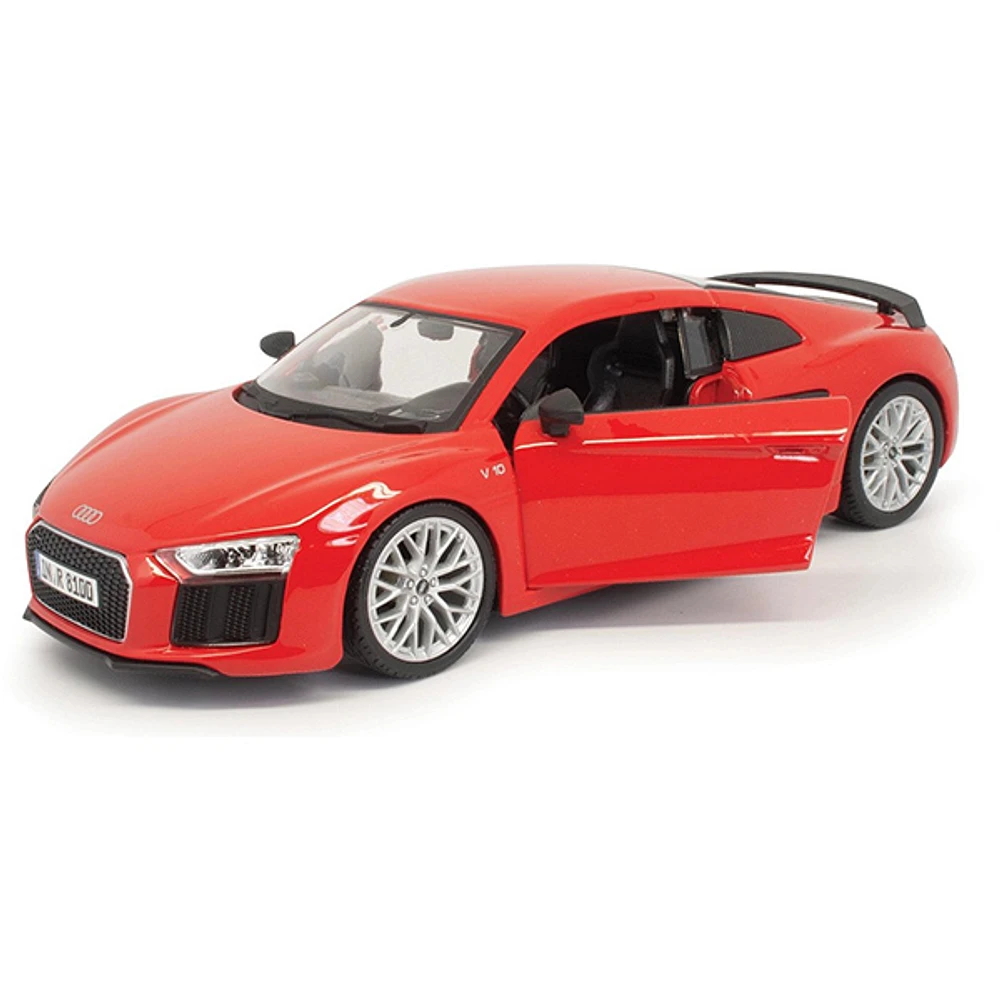 Audi R8 V10 Plus 1:24 Scale Diecast Replica Model Red