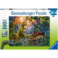 Prehistoric Oasis Jigsaw Puzzle 100 Pcs